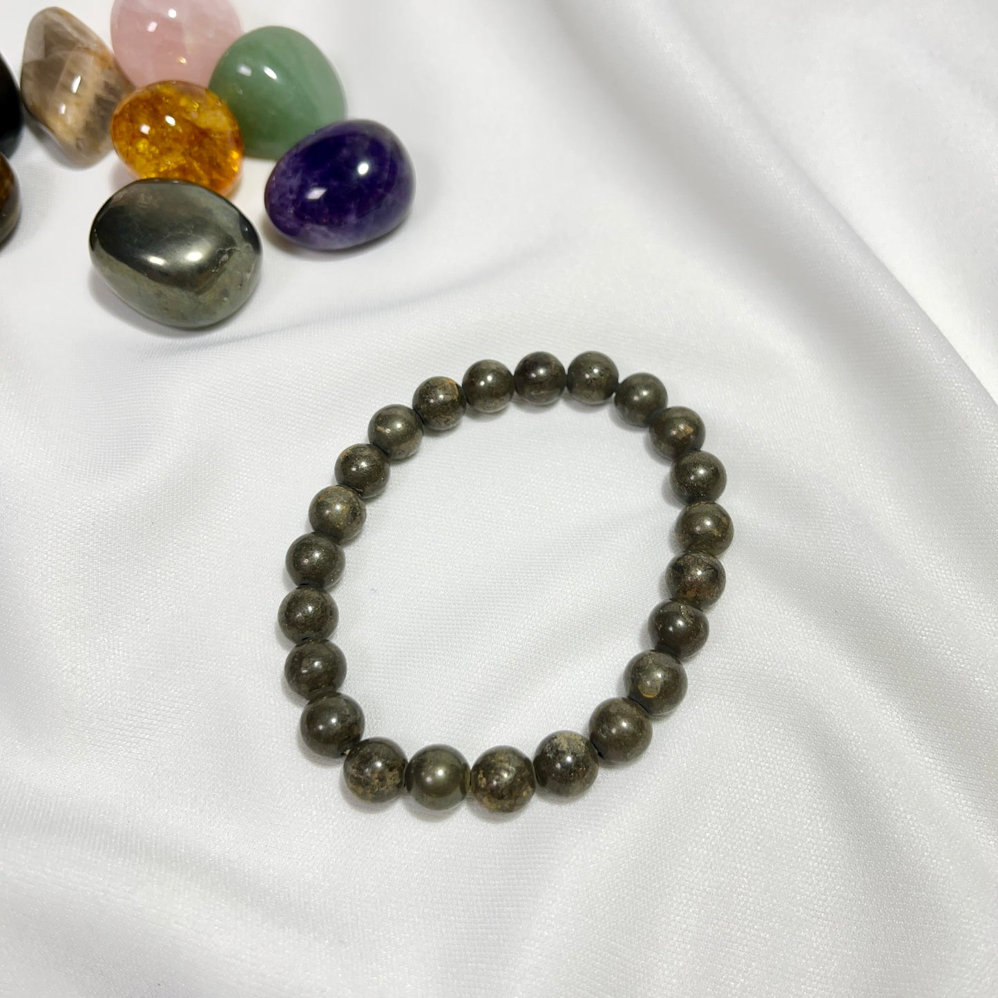Pyrite Abundance Shield Bracelet – Magnetize Wealth & Protection