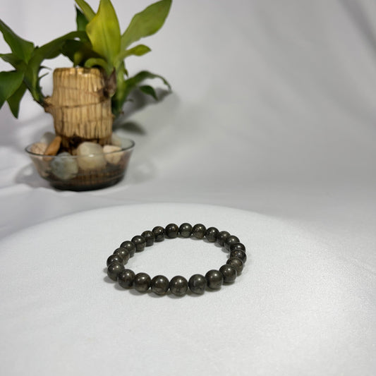 Pyrite Abundance Shield Bracelet – Magnetize Wealth & Protection